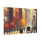 Boston Prism Portrayal Boston Street Painting Canvas