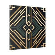 Deco Charm Elegance Pattern Art Deco Wall Art Canvas