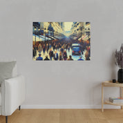 Rue d'Art Vivant French Street Painting Canvas