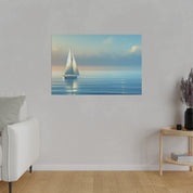 Sailor's Repose Sailboat Painting Canvas