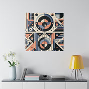 Geometry Extravaganza Geometric Painting Canvas