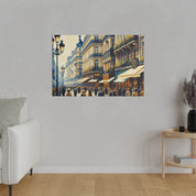 Parisian Street Symphony French Street Painting Canvas