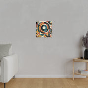 Maximalist Geometric Extravaganza Geometric Painting Canvas