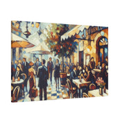 European Serenity Scenes Cafe Artwork Canvas