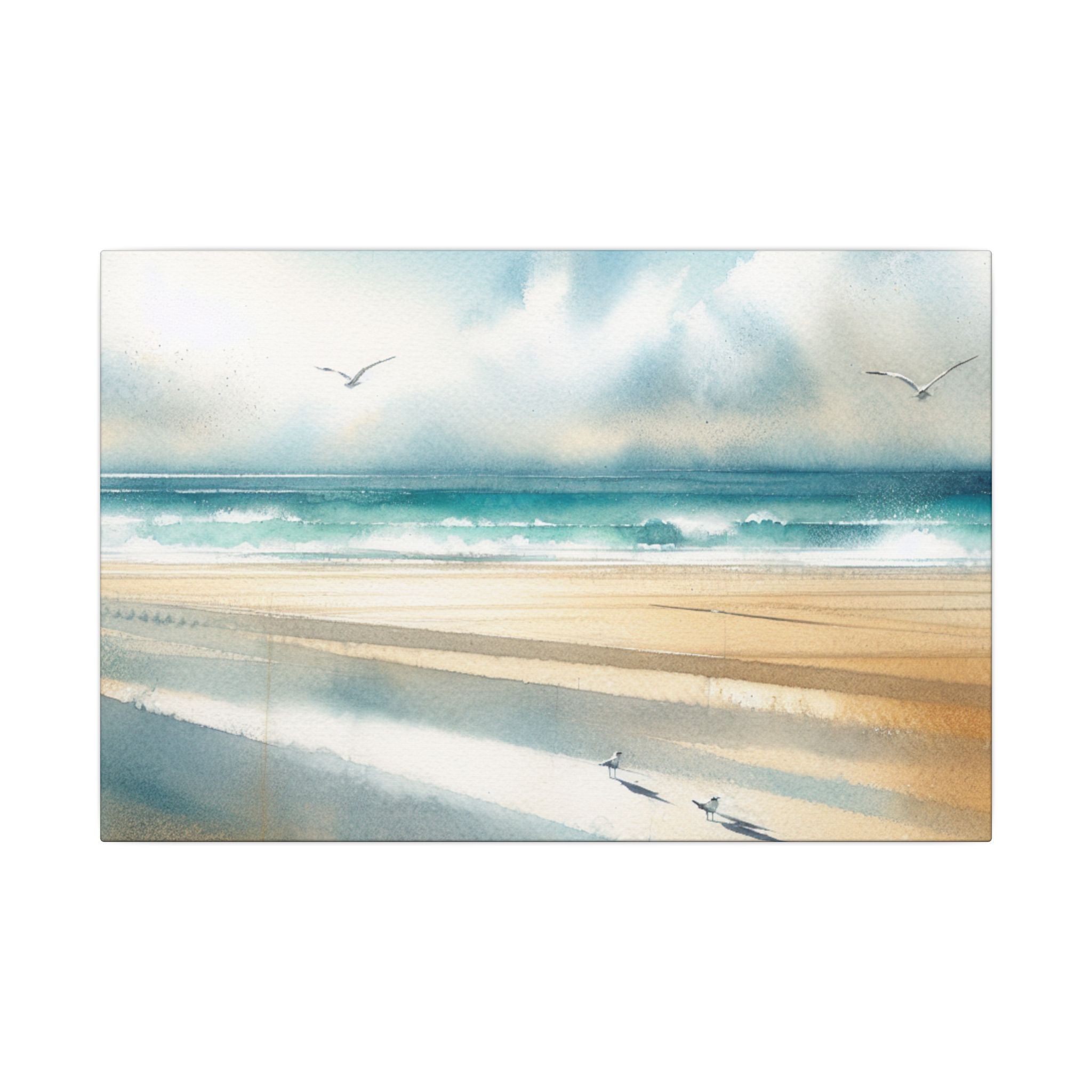 Seagulls at the Horizon Canvas
