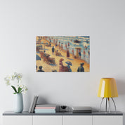 Seashore Nostalgia Beach Painting Canvas