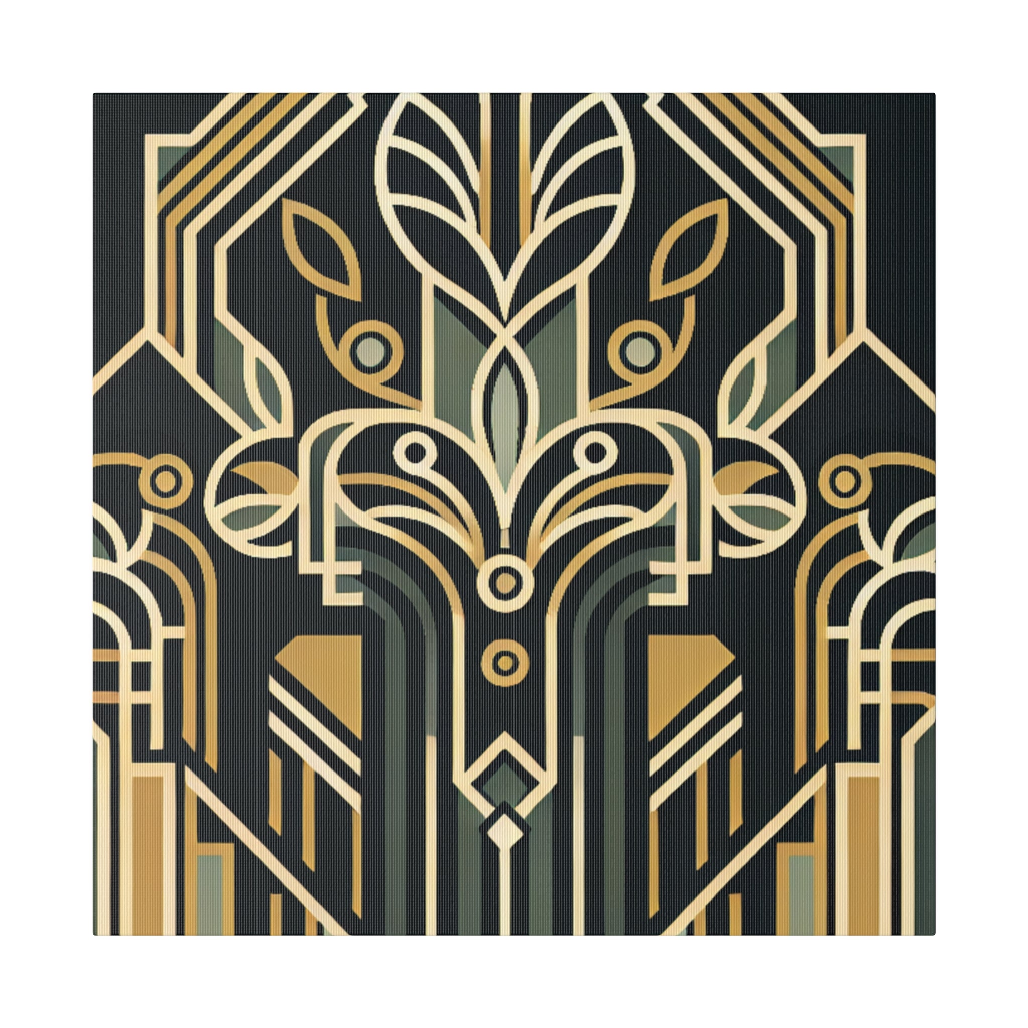 Luxe Dreamscape Pattern Art Deco Wall Art Canvas