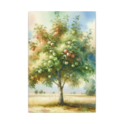 Solitary Apple Tree Pastoral Canvas