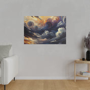 Storm's Silent Symphony Landscape Painting Canvas