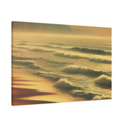 Ocean Serenity Tonalism Beach Painting Canvas