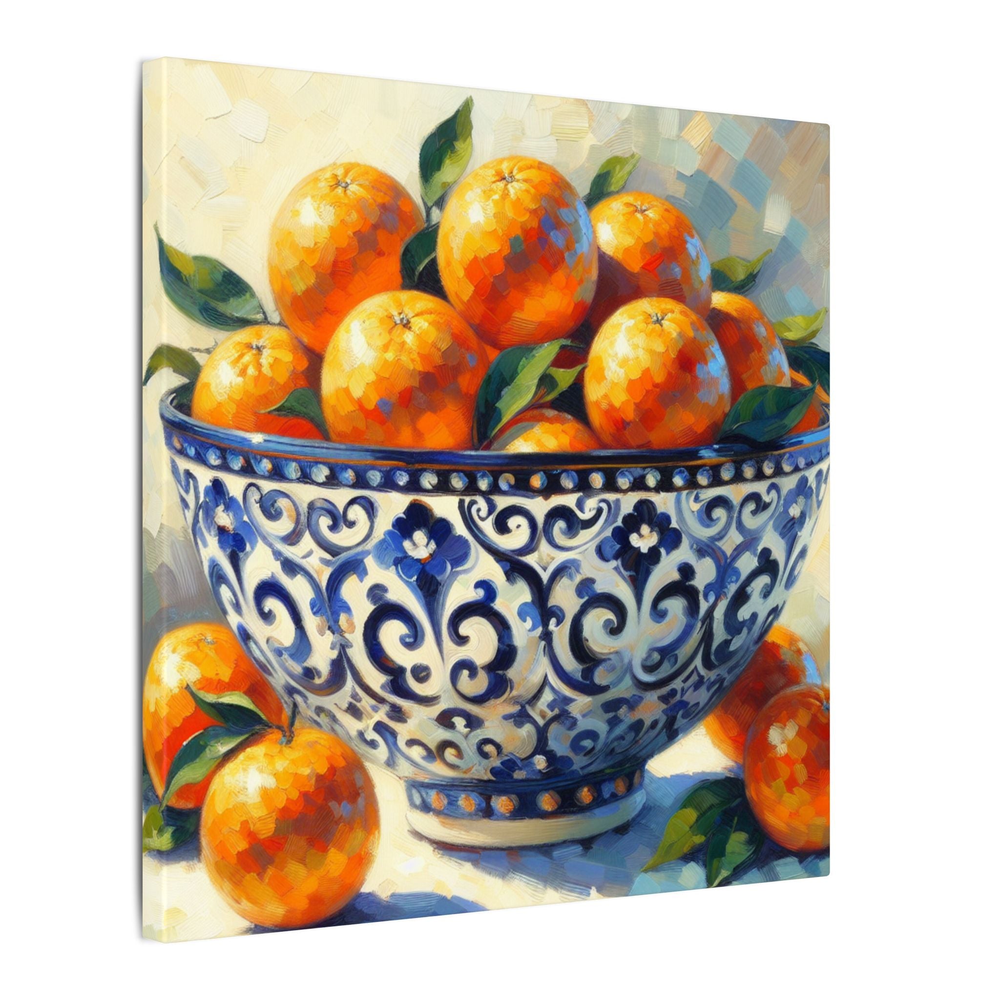 Mediterranean Oranges Canvas