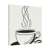 Minimalist Mastery: Coffee Canvas Unveiled Coffee Art Canvas