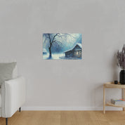 Snow Mystery of Yesteryears Winter Painting Canvas