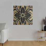 Deco Elegance Whirl Art Deco Wall Art Canvas