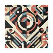 Maximalist Mosaic of Modernity Geometric Painting Canvas