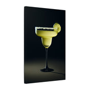 Lime Green Margarita Cocktail Canvas