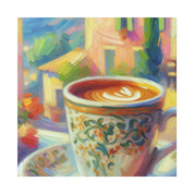 Brewed Delight Turkish Coffee Painting Canvas