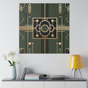 Deco Radiance Elegance Pattern Art Deco Wall Art Canvas