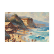 Seaside Reverie Beach Painting Canvas