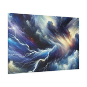 Tempest Heaven's Mirage Lightning Painting Canvas