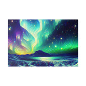 Aurora Winter Dream Northern Lights Painting Canvas