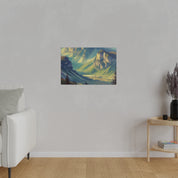 Majestic Nature Mountain Landscape Painting Canvas