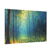 Luminary Firefly Woodlands Forest Painting Canvas