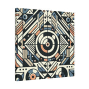 Kaleidoscopic Geometry Symphony of Shapes Geometric Painting Canvas