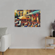 Espresso European Cafe Artwork Canvas