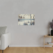 An Expressionist Snowscape Chronicle Winter Painting Canvas