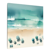 Aerial Shoreline View Canvas