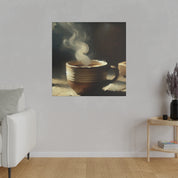 Aromatic Brew Impressionist Coffee Painting Canvas