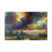 Stormscape Ethereal Euphoria Landscape Painting Canvas