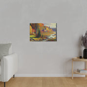 Autumn Whisper Symphony Fall Painting Canvas