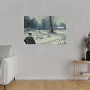 Whispers of Winter Past Snowscape Winter Painting Canvas