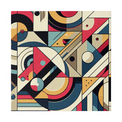 Abstract Pulsations Geometric Painting Canvas