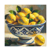 Bowl of Mediterranean Lemons Canvas