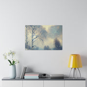 Winter Sky Snowscape Expression Winter Painting Canvas