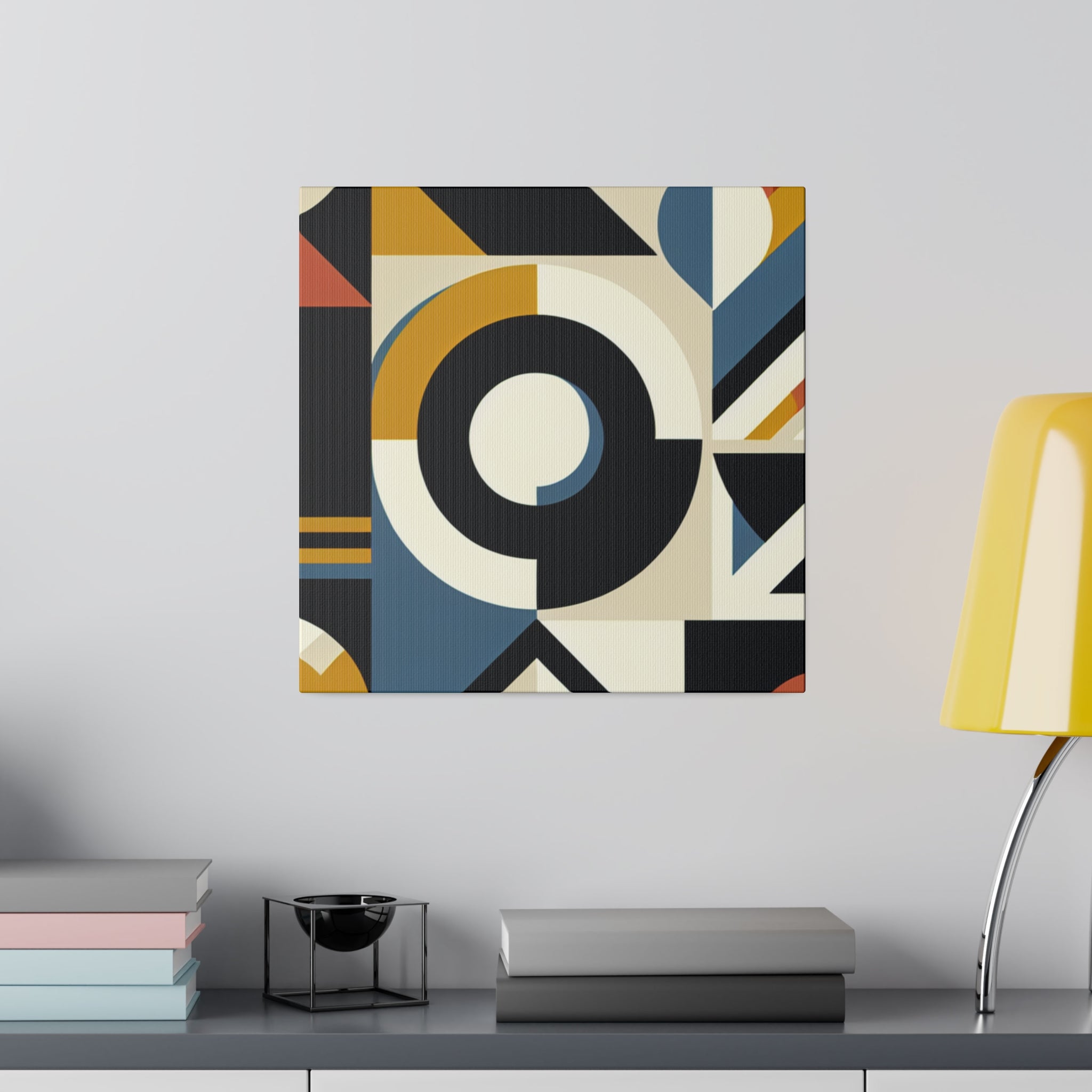 Vibrant Geometry Juncture Geometric Painting Canvas