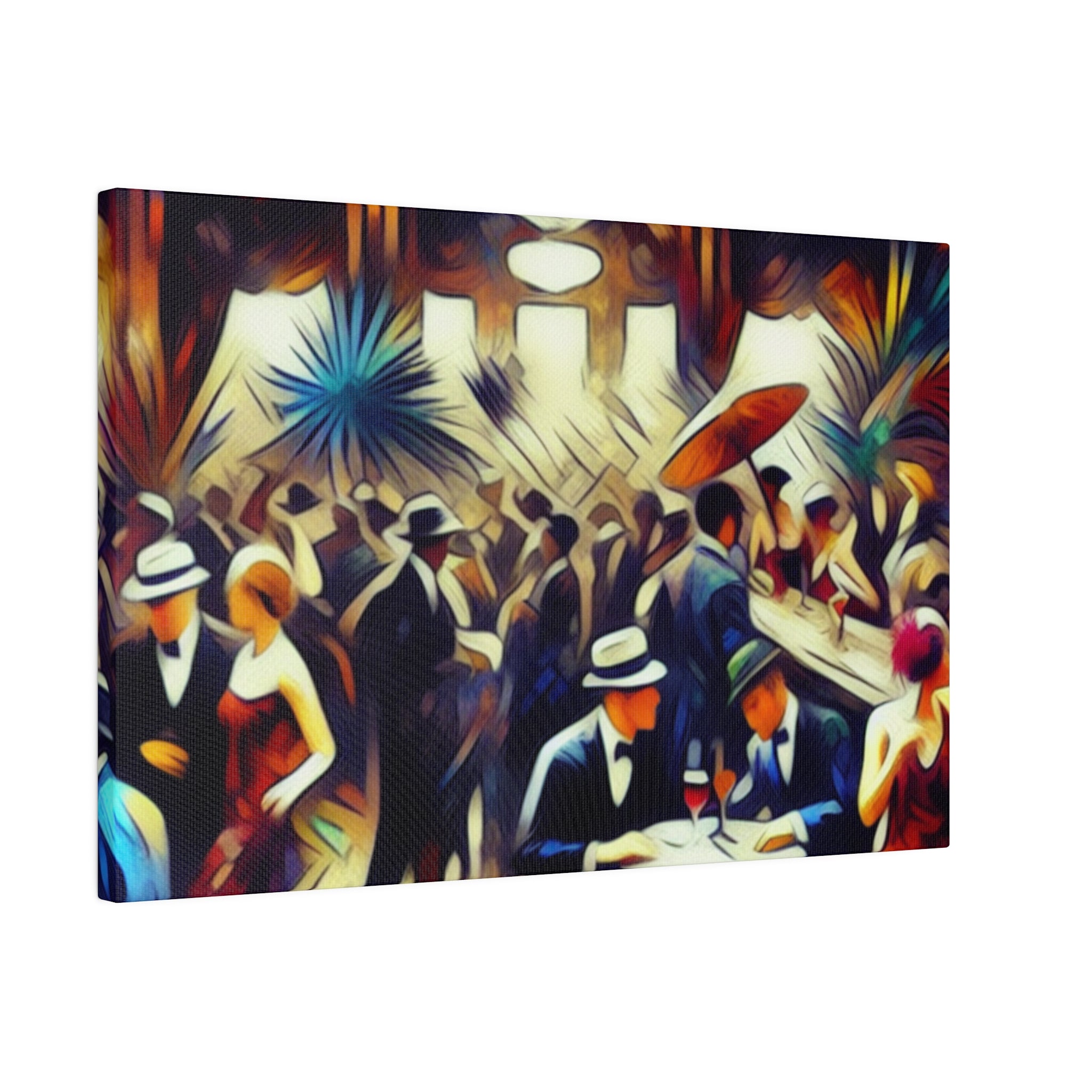 Hush Haven 1920s Retro Speakeasy Bar Art Canvas