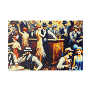 Whiskey Hush Hollow Retro Speakeasy Bar Art Canvas