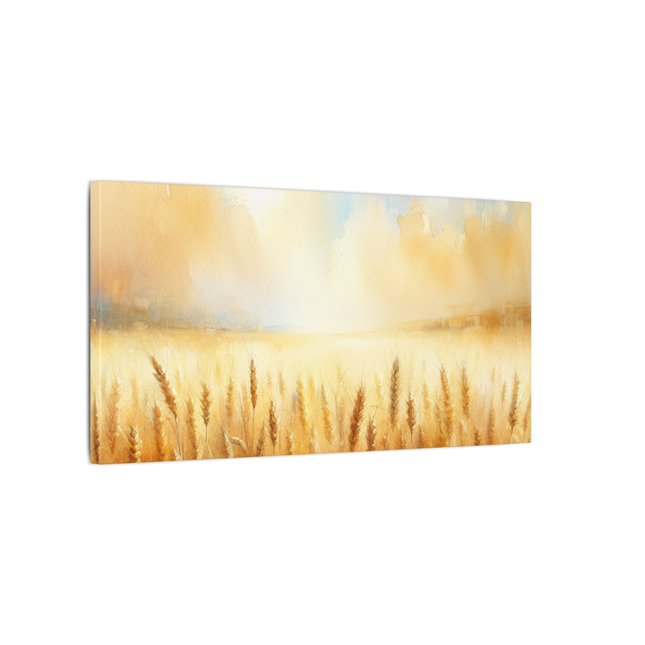 Golden Wheat Field Canvas