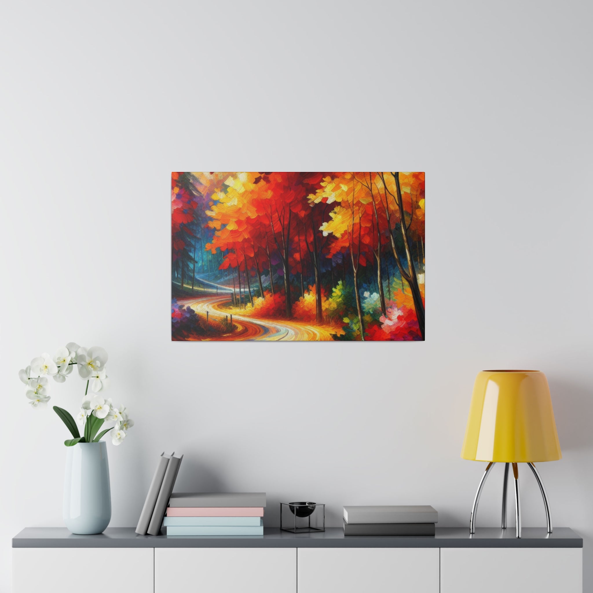 Harvest Aura Symphony Fall Painting Canvas