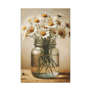 Farmhouse Daisy Jar Canvas