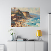 Seaside Reverie Beach Painting Canvas