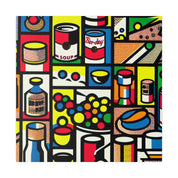 Vibrant Kitchen Pop Art Wall Art Canvas