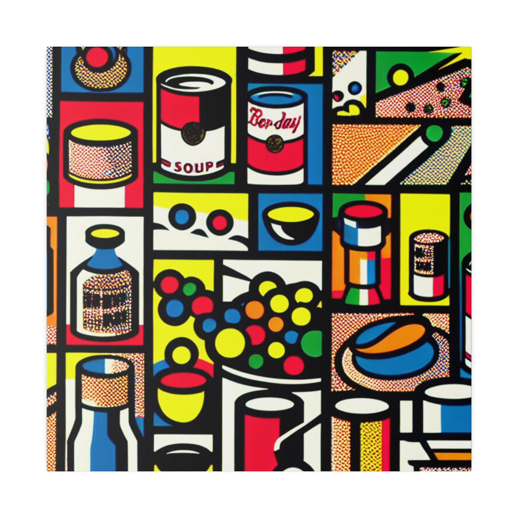 Vibrant Kitchen Pop Art Wall Art Canvas