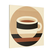 Simplicity Brewed: A Study in Coffee Minimalism Coffee Wall Art Canvas