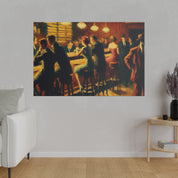 Liberty Pub 50s Reverie Retro Bar Art Canvas