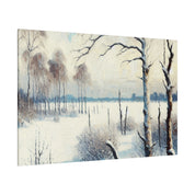 An Expressionist Snowscape Chronicle Winter Painting Canvas